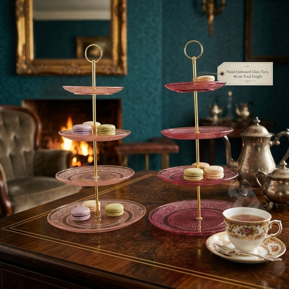 Pink Mix Tiered Cake Stand (46 cm)