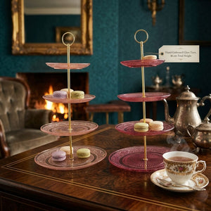 Pink Mix Tiered Cake Stand (46 cm)