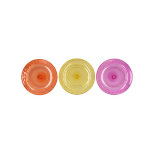Orange Mix Glass Plate Pack of 6 (20 cm)