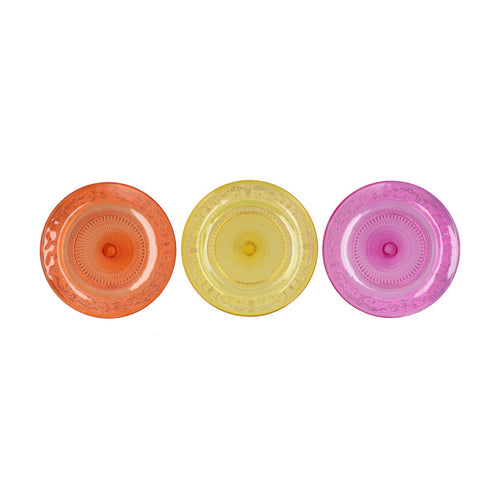 Orange Mix Glass Plate Pack of 6 (29 cm)