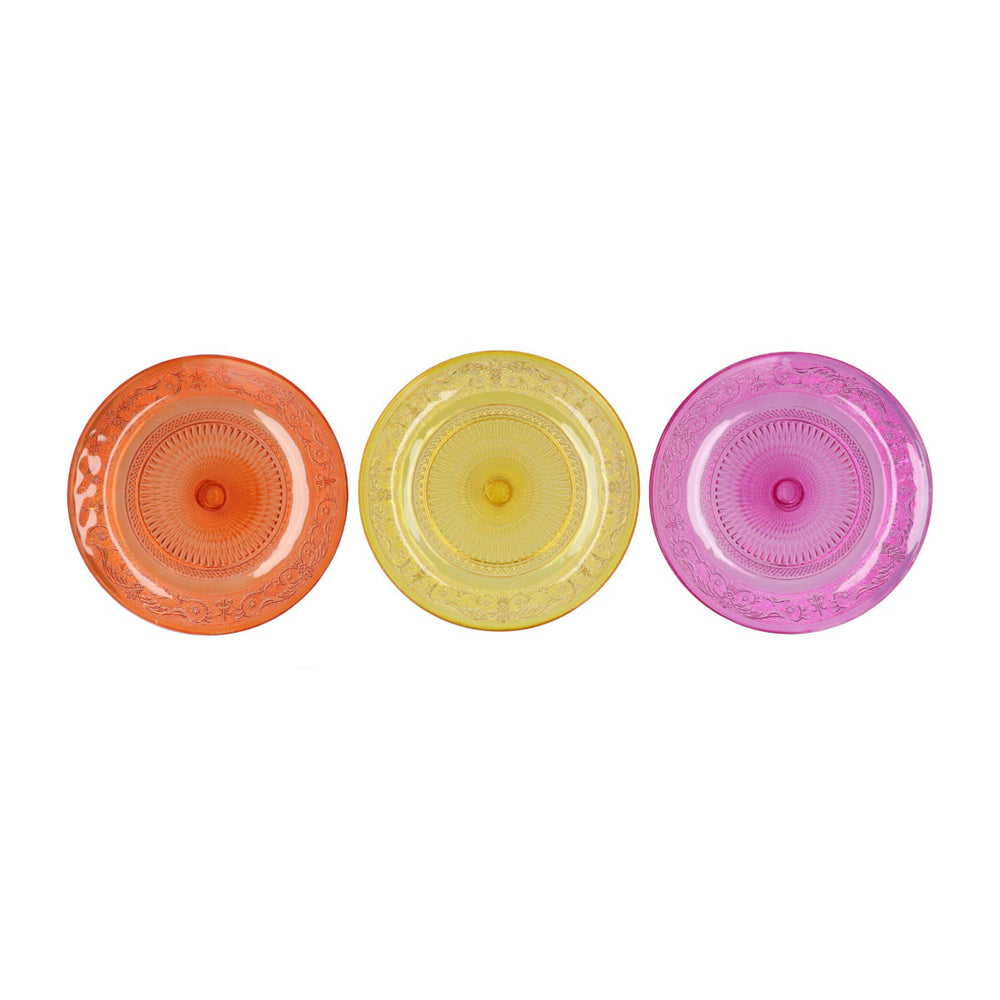 Orange Large Glass Plate (32.5 cm)