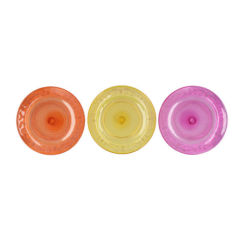 Orange Large Glass Plate (32.5 cm)