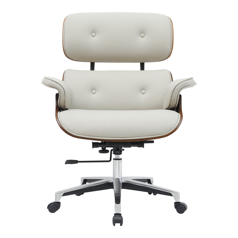 Kobane Manager Office Chair Beige PU (113.5 cm)