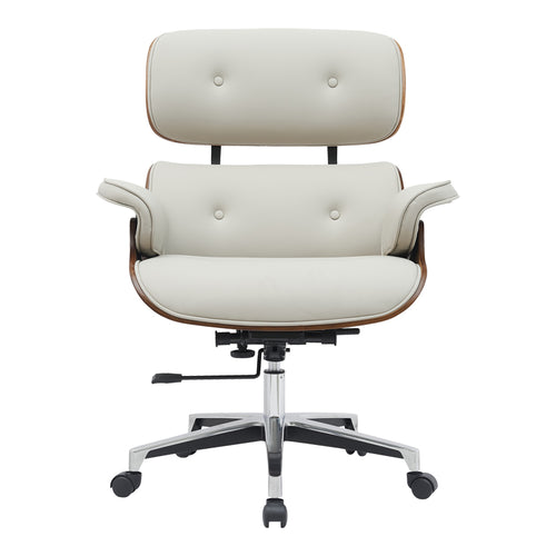 Kobane Manager Office Chair Beige PU (113.5 cm)