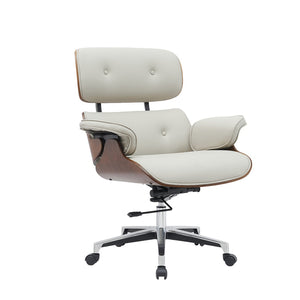 Kobane Manager Office Chair Beige PU (113.5 cm)