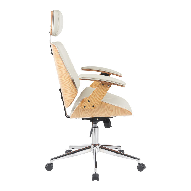 Fetseno Beige Office Chair (113.5 cm)