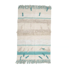 Cream Green Rug (180 cm)
