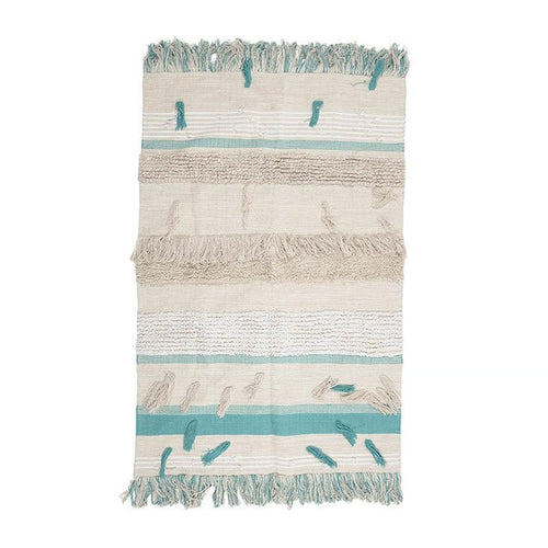 Cream Green Rug (180 cm)