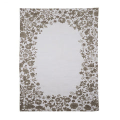Grey Flowers Carpet (180 cm)