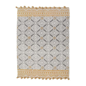 Yellow Cotton Rug (180 cm)