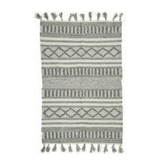 Beige Cream Fabric Rug (180 cm)