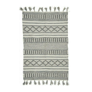 Beige Cream Fabric Rug (180 cm)