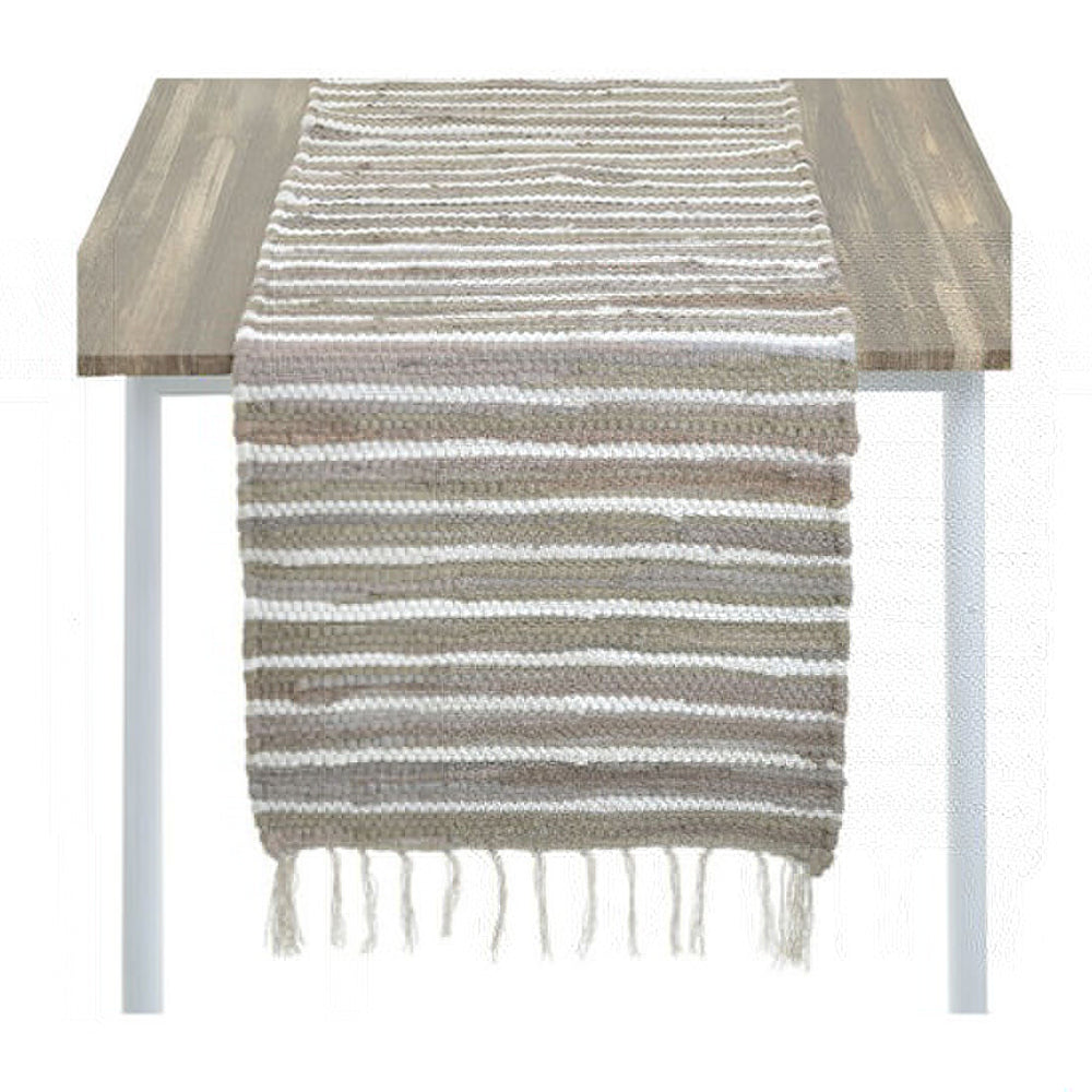 3 Colors Runner With Fringes (175 cm)