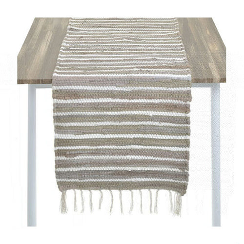 3 Colors Runner With Fringes (175 cm)