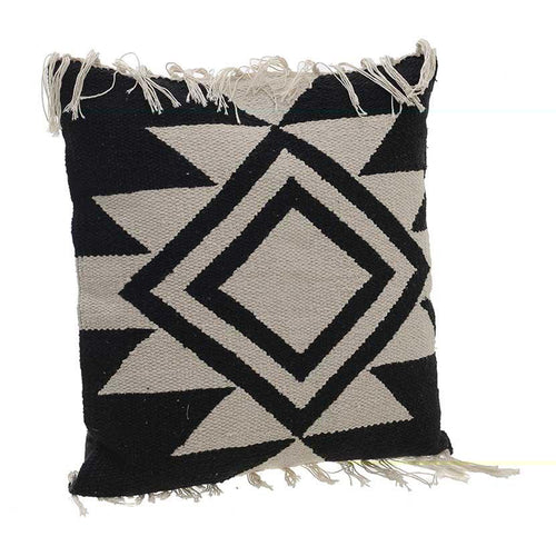 Black Kilim Fabric Cushion Cover (45 cm)