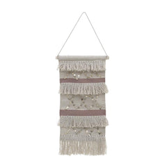Beige Pink Fabric Wall Decoration (60 cm)