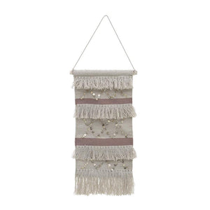 Beige Pink Fabric Wall Decoration (60 cm)