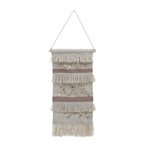 Beige Pink Fabric Wall Decoration (60 cm)
