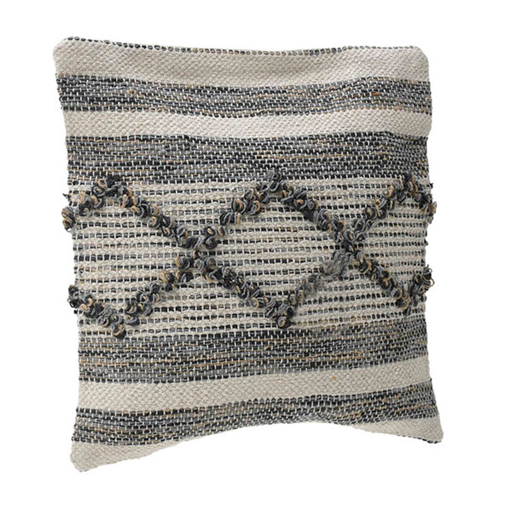 White Fabric Cushion (45 cm)