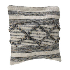 White Fabric Cushion (45 cm)