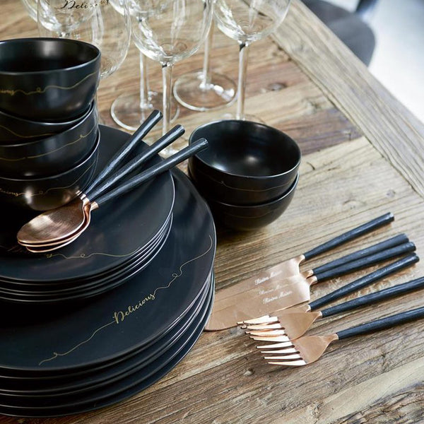 RM Delicious Plate Black (21 cm)
