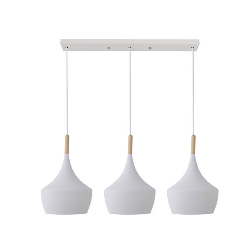 Eracile II White Metal Ceiling Light (136 cm)