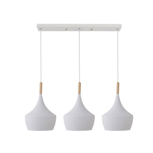 Eracile II White Metal Ceiling Light (136 cm)