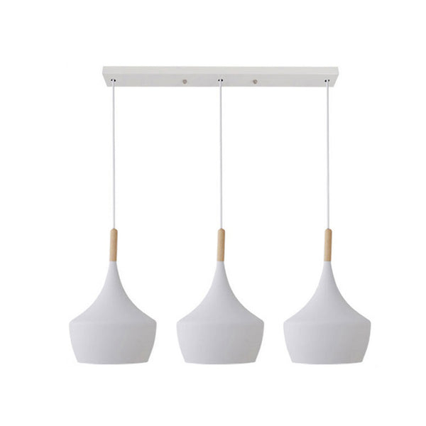 Eracile II White Metal Ceiling Light (136 cm)