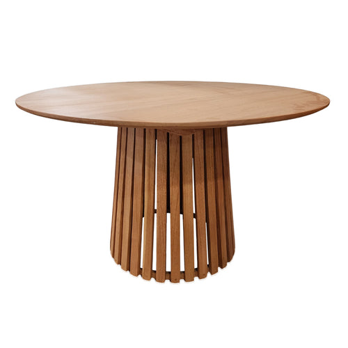 Natural Mindi Wood Kenda I Dining Table (120 cm)