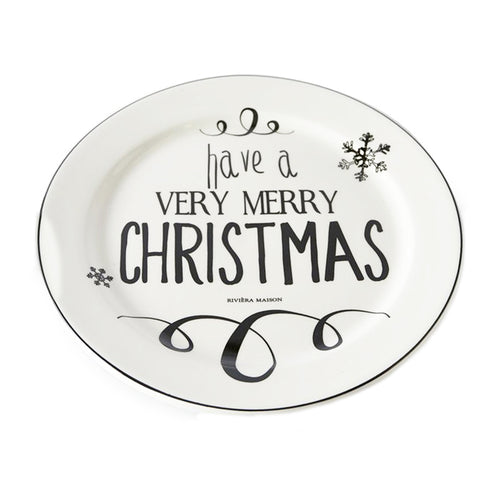 RM merry Christmas plate d28cm