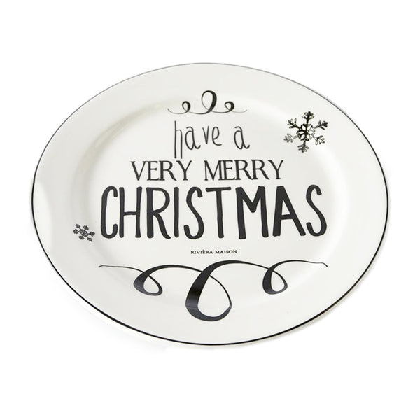 RM merry Christmas plate d28cm