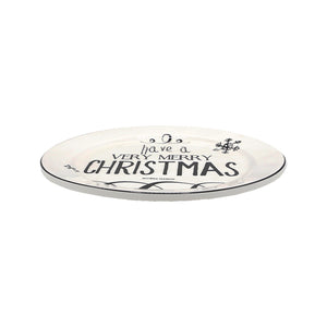 RM merry Christmas plate d28cm