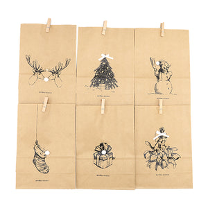RM Merry christmas paper bags 6pcs