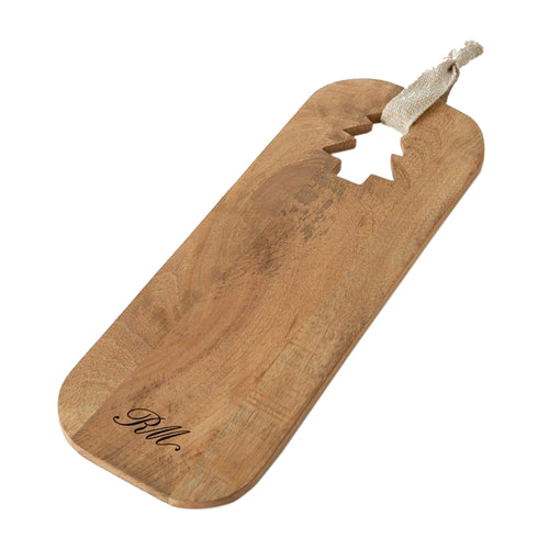 RM christmas tree cutting board 