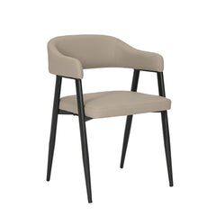 Grey-Beige Sezan PU Armchair (78 cm)