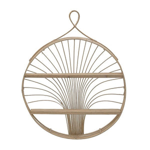 Rattan Wall Shelf Natural
