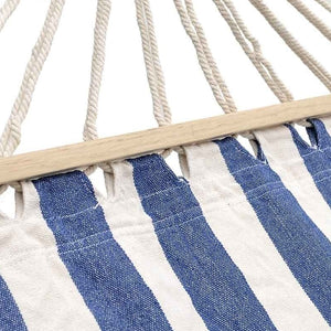 Blue White Canvas Hammock (200 cm)
