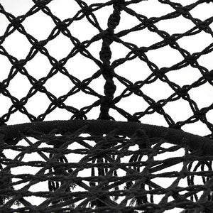 Grey Black Rope Hammock (200 cm)