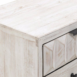 Brown Wooden 4 Drawer Chest (90 cm)
