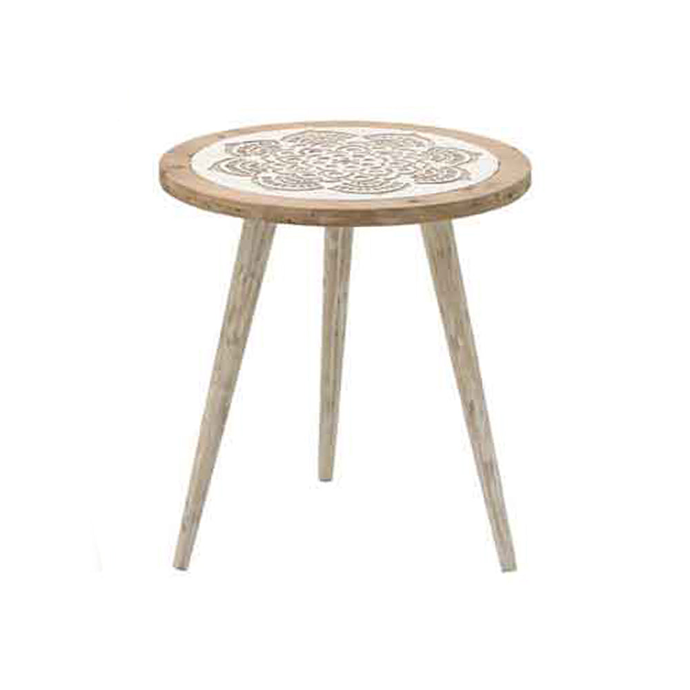 Cream Antique Wooden Table S
