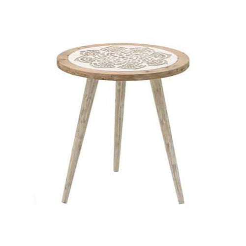 Cream Antique Wooden Table S