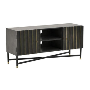Regency Wood And Gold TV Media Console (130 cm)