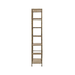 Metal Wooden Shelf Natural