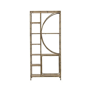 Metal Wooden Shelf Natural