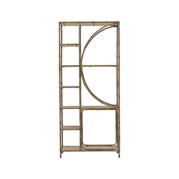 Metal Wooden Shelf Natural