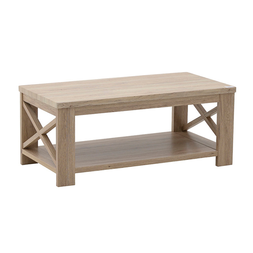 Natural Wooden Coffee Table (110 cm)