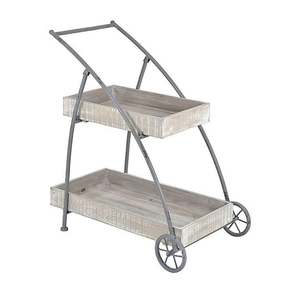 Natural Wood Butler Table (87 cm)