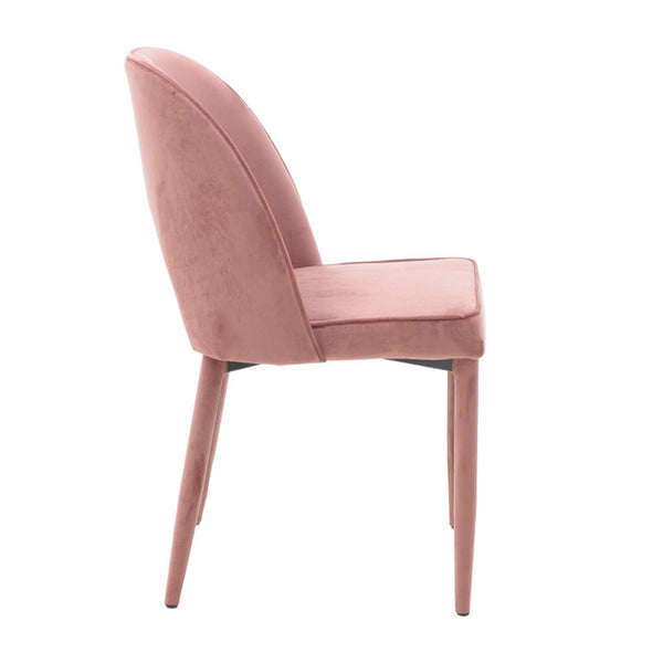 Pink Velvet Chair (84 cm)