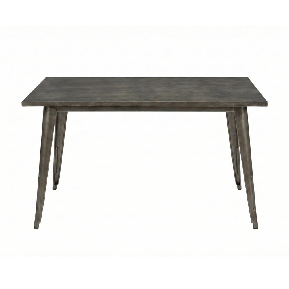 Silver Utopia Metal Table (120 cm x 70 cm)