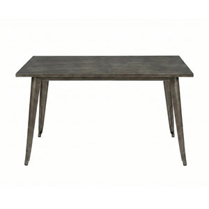 Silver Utopia Metal Table (120 cm x 70 cm)